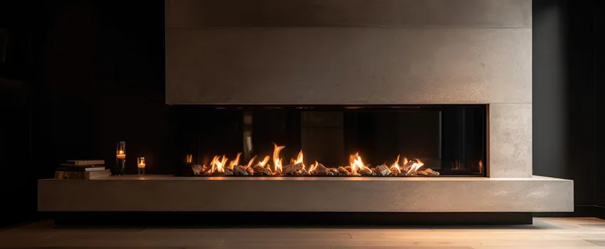 Gas Fireplace Ember Bed Design Services in Seal Beach, California