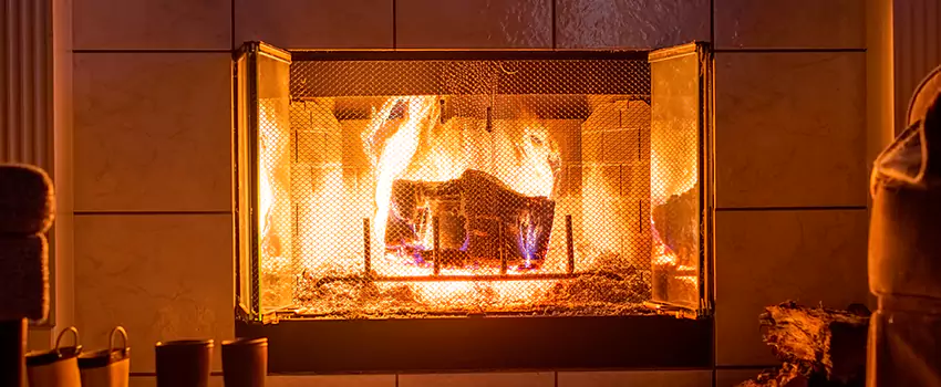 Mendota Hearth Landscape Fireplace Installation in Seal Beach, California