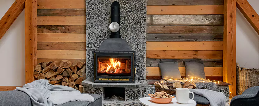 Thelin Hearth Products Direct Vent Gas Stove Fireplace Inspection in Seal Beach, California